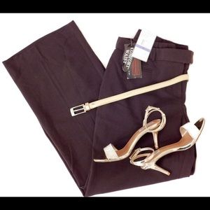 Sag Harbor Women’s Stretch Dress Pants - Brown